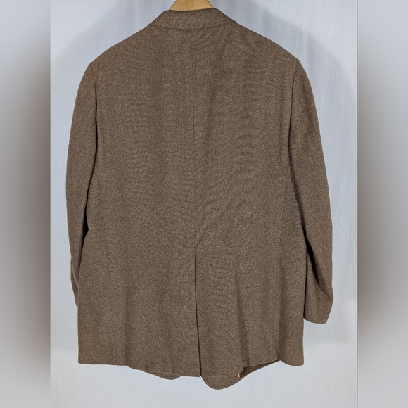 Hart Schaffner & Marx 100% Cashmere Men's Blazer Classic Brown Est. 48R - Picture 2 of 11